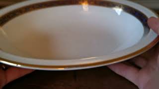 Royal Doulton China Harlow H5034 Oval Serving Bowl [upl. by Newell578]