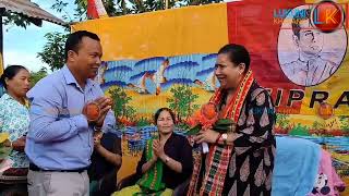 Salka Tripurani MP SmtKriti Devi Debbarma Hasteo Phaikheno Raishyabari Thangwui Lukurokbai Malaikha [upl. by Odnolor361]