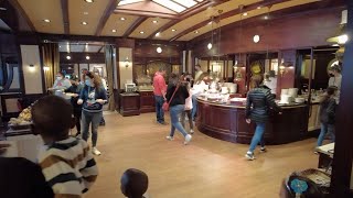 Disneys Newport Bay Club Breakfast Buffet Disneyland Paris [upl. by Reivilo]