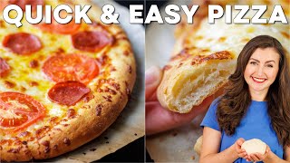 Easy Pizza Dough Tutorial From Scratch in Under 2 Hours [upl. by Jarek]