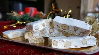 Torrone morbido fatto in casa  Le video ricette di Lara [upl. by Dagna]