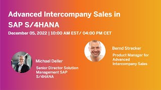 Advanced Intercompany Sales in SAP S4HANA  SAP Community Call [upl. by Geis]