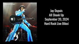 Jay Dupuis Elvis Tribute Artist  All Shook Up  September 20 2024 [upl. by Mimi515]