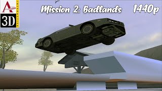 Knight Rider The Game pc Campaign Mission 2  Badlands  Aureal 3D Gameplay [upl. by Enimzaj]