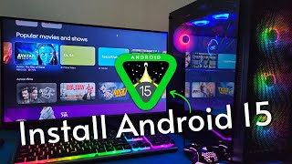 Install Android 15 on Windows 11 PC 2024 [upl. by Hailee]