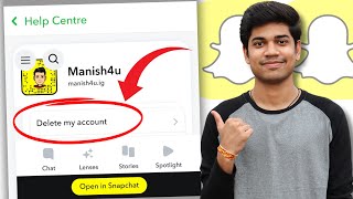 How to Delete Snapchat Account  Snapchat Account Delete kaise kare Permanently 2024 [upl. by Lanita706]