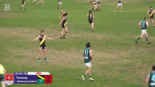 BellarineFNL RD13  Torquay vs Geelong Amateur [upl. by Furmark]