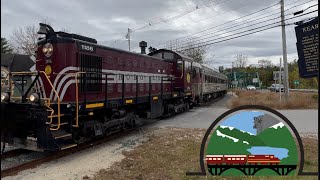 Granite State Scenic Railroad 1186 a locomotive what hasn’t ran out of Meredith NH in 10 years [upl. by Htebaile491]