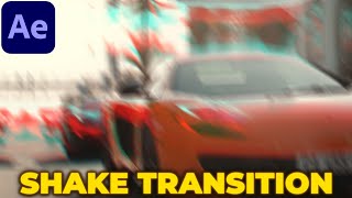 Shake Transition Tutorial in After Effects  Camera Shake Transition [upl. by Delphinia]