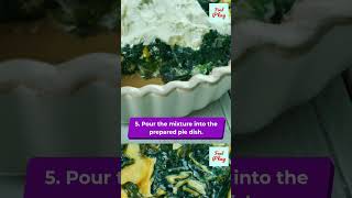 Crustless Spinach Quiche Recipe  Crustless Spinach Quiche Recipe  shorts [upl. by Sachsse263]