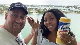 How to Sanitize Your Cruise Cabin Against the Corona Virus LIVE [upl. by Giguere679]