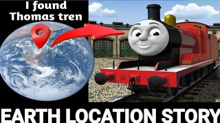 Thomas The train 🚂🤯😱 on Google maps and Google Earth 🌎earth map EarthlocationStory [upl. by Jobye]