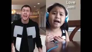 Jealous  Nick Jonas  Jem10144 SINGwithLG [upl. by Pascha]