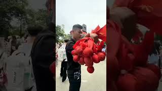 Chinas wishball ritual 🤩😇 shorts china ritual viralvideo game [upl. by Tahmosh194]