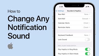 How To Change Any Notification Sound on iPhone  Tutorial [upl. by Hera391]