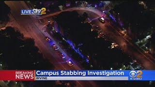 Female Student Stabbed On UC Irvine Campus [upl. by Biddick944]