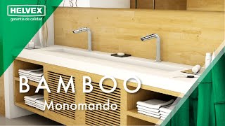 Monomando BAMBOO  Llave para baño Helvex [upl. by Pavier737]