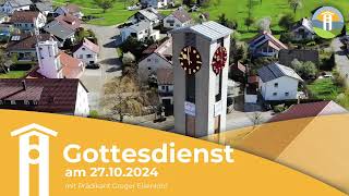 Gottesdienst am 27102024 [upl. by Wane]