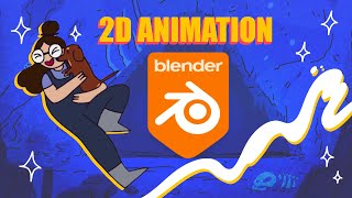 How I Made This 2D Animation in Blender Grease Pencil [upl. by Wynne]