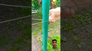 Really practical tips and tricks How tosecurely fasten a wire to a metal poleshorts diy tips [upl. by Pacifa643]