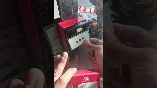 how to change a break glass on an Eaton quotUniversalquot Conventional Call Point fire alarm [upl. by Aleuqahs]