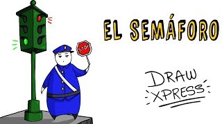 EL ORIGEN DEL SEMÁFORO 🚦  Draw My Life [upl. by Osgood587]