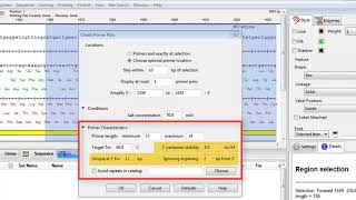 DNASTAR  Primer Design in SeqBuilder Pro [upl. by Ahsytal]