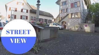 STREET VIEW in Weinfelden in SWITZERLAND [upl. by Cassie]