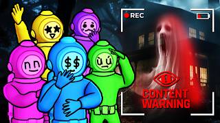 We go GHOST HUNTING in Content Warning [upl. by Einial]