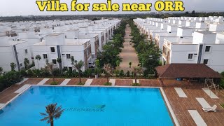 Villa for sale near ORR villa for sale in velimela [upl. by Llerdnad]