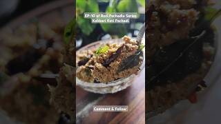 EP10 Kobbari Roti Pachadi food foodie foodrecipes foodvideo shorts [upl. by Htebizile]