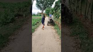 New Power Tiller Driving Challenge 🙀🙀funny shorts machine automobile powertillerattachments [upl. by Kwarteng]