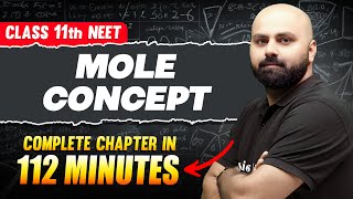 MOLE CONCEPT in 111 Minutes  Full Chapter For NEET  PhysicsWallah [upl. by Yllitnahc]