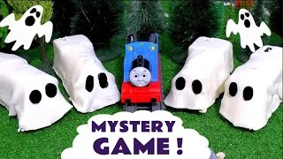 Thomas and Friends Mystery Game with PlayDoh Toy Trains [upl. by Klinges]