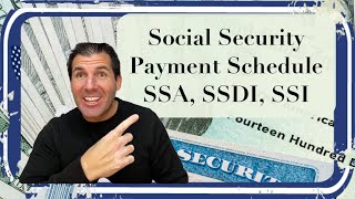 Social Security Payment Schedule for December 2023  SSA SSDI SSI [upl. by Attlee145]