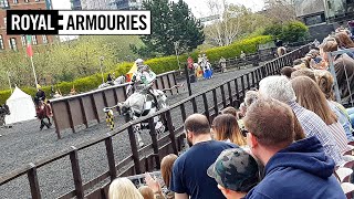 EASTER JOUSTING TOURNAMENT VLOG  Leeds Royal Armouries Museum 2022 [upl. by Nwatna]