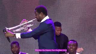 Nathaniel Bassey Ministering WorshipHisMajestyKingJesus 2024 Port Harcourt Edition [upl. by Aihsemek]