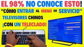 Secretos Revelados Cómo Acceder al Modo de Servicio en Televisores LCD Chinos ¡Fácil y Rápido [upl. by Suchta]