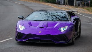 Supercars in Alderley Edge 2023 125 Onyx Aventador Huracan Technica SRT Viper 600LT… [upl. by Eel810]