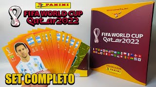 Abriendo set completo y album tapa dura MUNDIAL QATAR version Peru 2022 Panini [upl. by Mathilda]