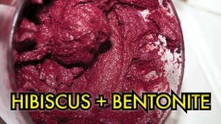 Hibiscus with Bentonite Clay for Hair [upl. by Retsof]