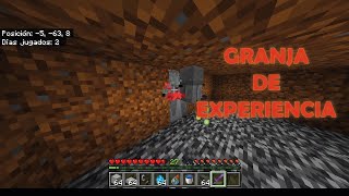 Granja de Experiencia Minecraft Bedrock 121 2 [upl. by Richer]