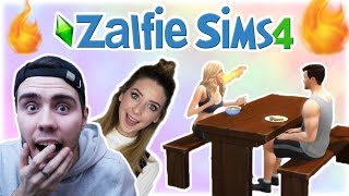 Fiery Date At The Flea Market  Zalfie Sims Edition 11 [upl. by Einnad]