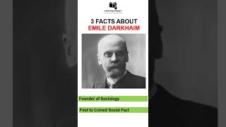 3 Facts about Emile Durkheim shorts [upl. by Leemaj152]