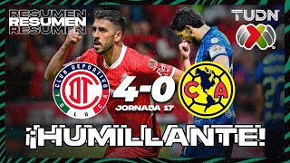 HIGHLIGHTS  Toluca 40 América  Liga Mx AP2024  J16  TUDN [upl. by Eca681]