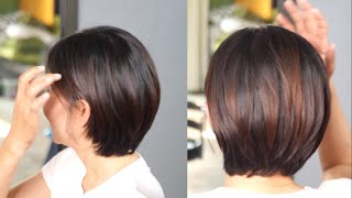 Short haircut style fashion full video so cute [upl. by Gwenora952]