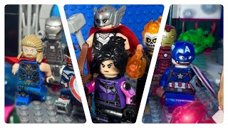 Lego Kang vs Avengers vs Scarlet Witch  Full Video  Stopmotion Animation [upl. by Powers]