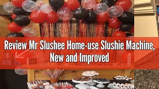 Review Mr Slushee Homeuse Slushie Machine New and Improved Countertop Slushy Maker for Kitchen 34 [upl. by Rehprotsirhc]