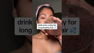 nothing grows hair more than drinking this 🤩  hair growth youtubeshort hair hairgrowth [upl. by Sileas406]