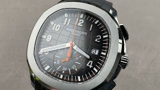 Patek Philippe Aquanaut Chronograph 5968A001 Patek Philippe Watch Review [upl. by Wein]